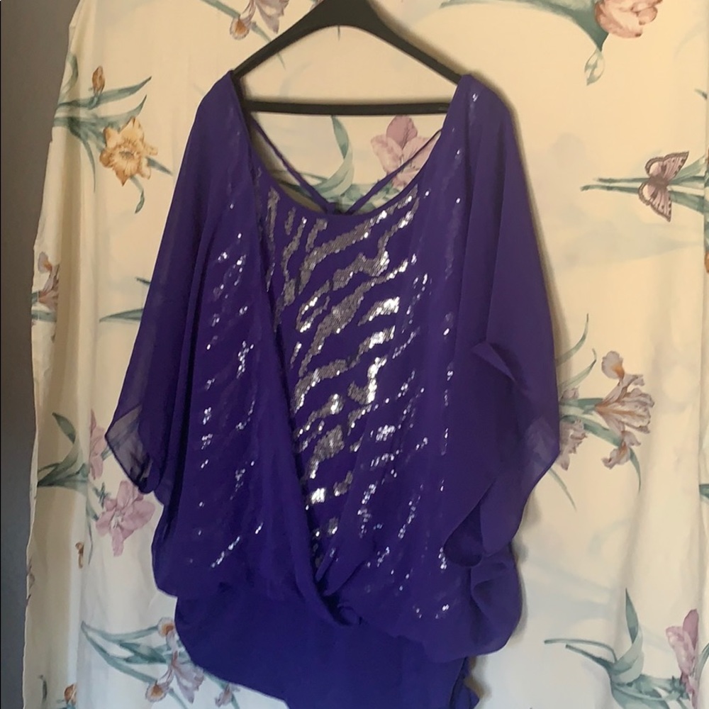 Large Purple Women’s Blouse